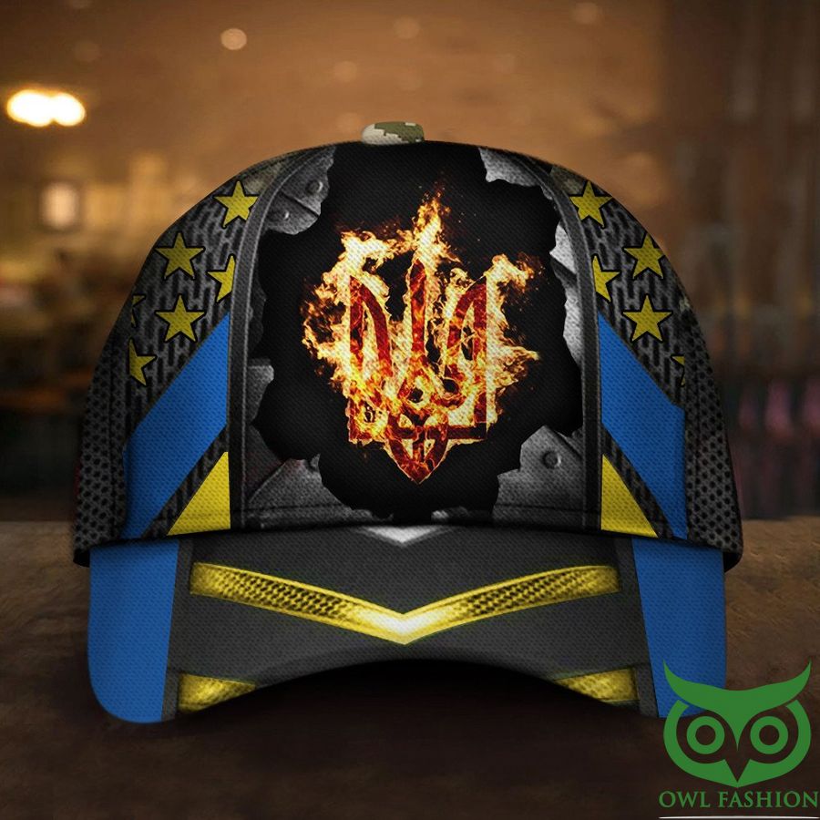 Stand With Ukraine Trident Ukraine Symbol Classic Cap Men Ukraine Support Merch