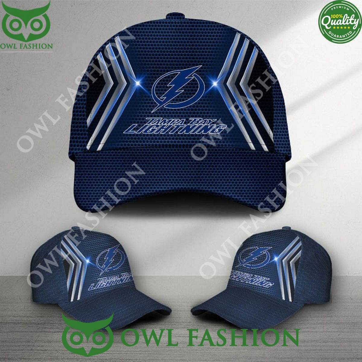 Tampa Bay Lightning Printed NHL Ice Hockey Classic Cap