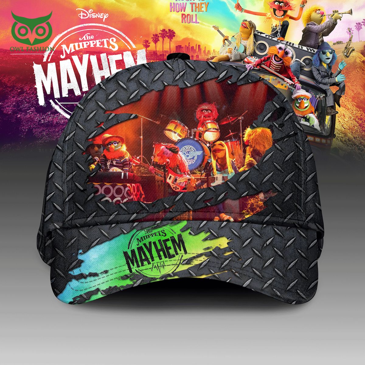 The Muppets Mayhem Rock And Roll Classic Cap