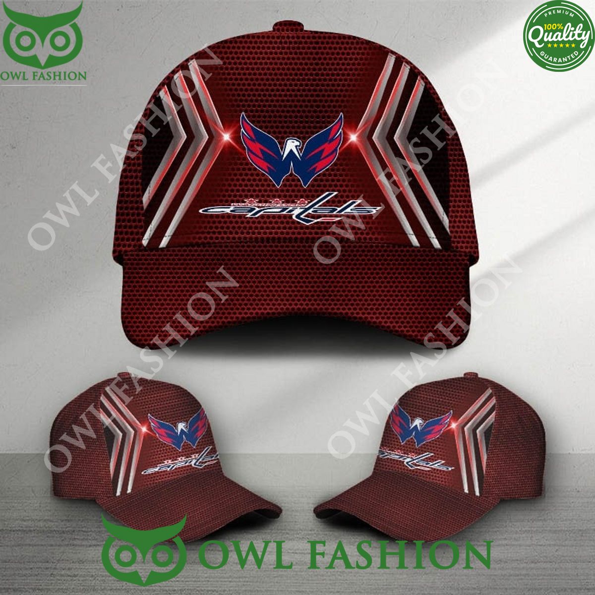 Washington Capitals Printed NHL Ice Hockey Classic Cap