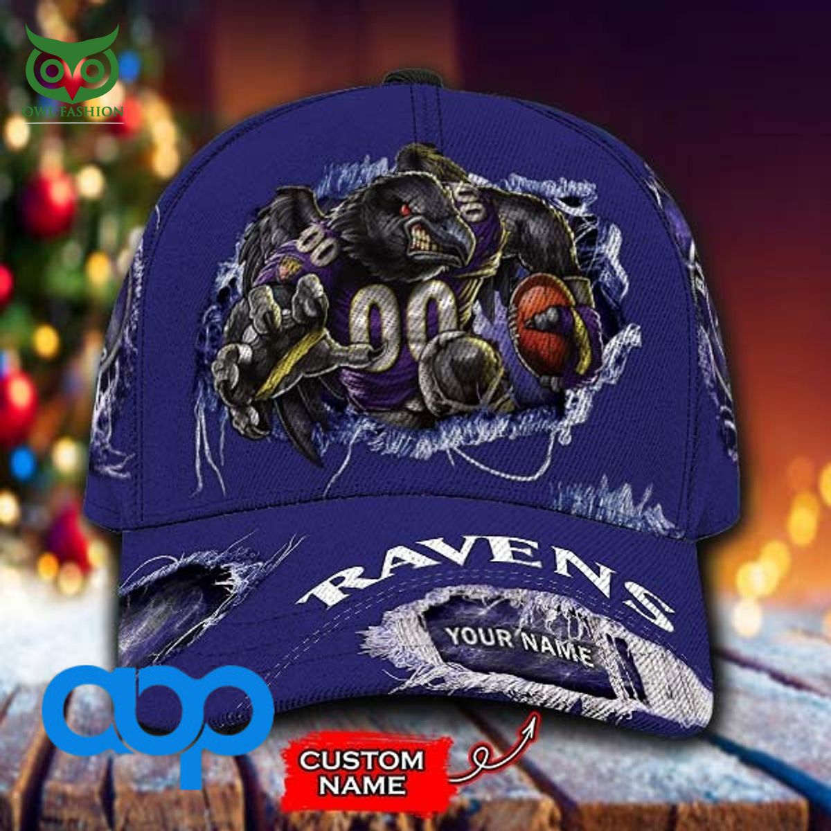 Baltimore Ravens NFL New 2023 Personalized Printed Classic Cap