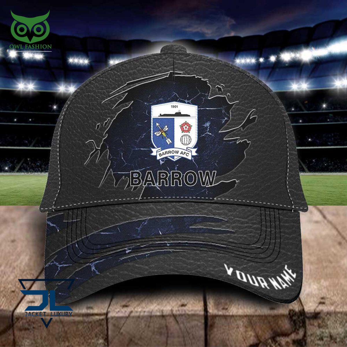 Barrow AFC EFL Personalized Leather Classic Cap