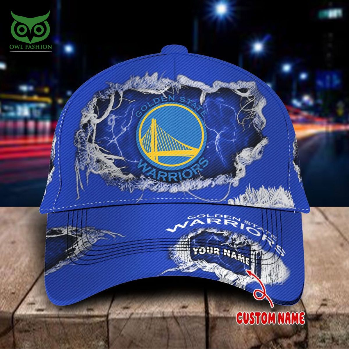 Golden State Warriors NBA Champion Personalized Classic Cap