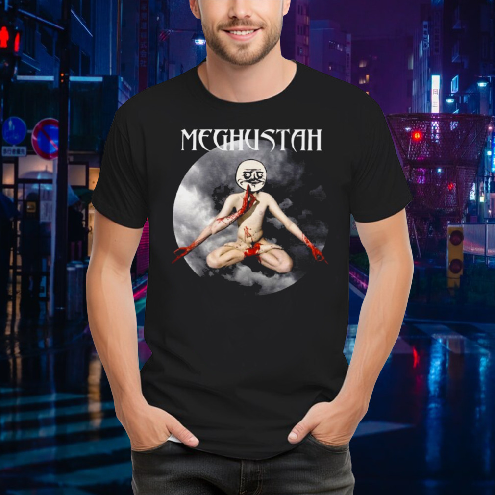 Meghustah Meshuggah x Me Gusta Meme Obzen Rock T-shirt