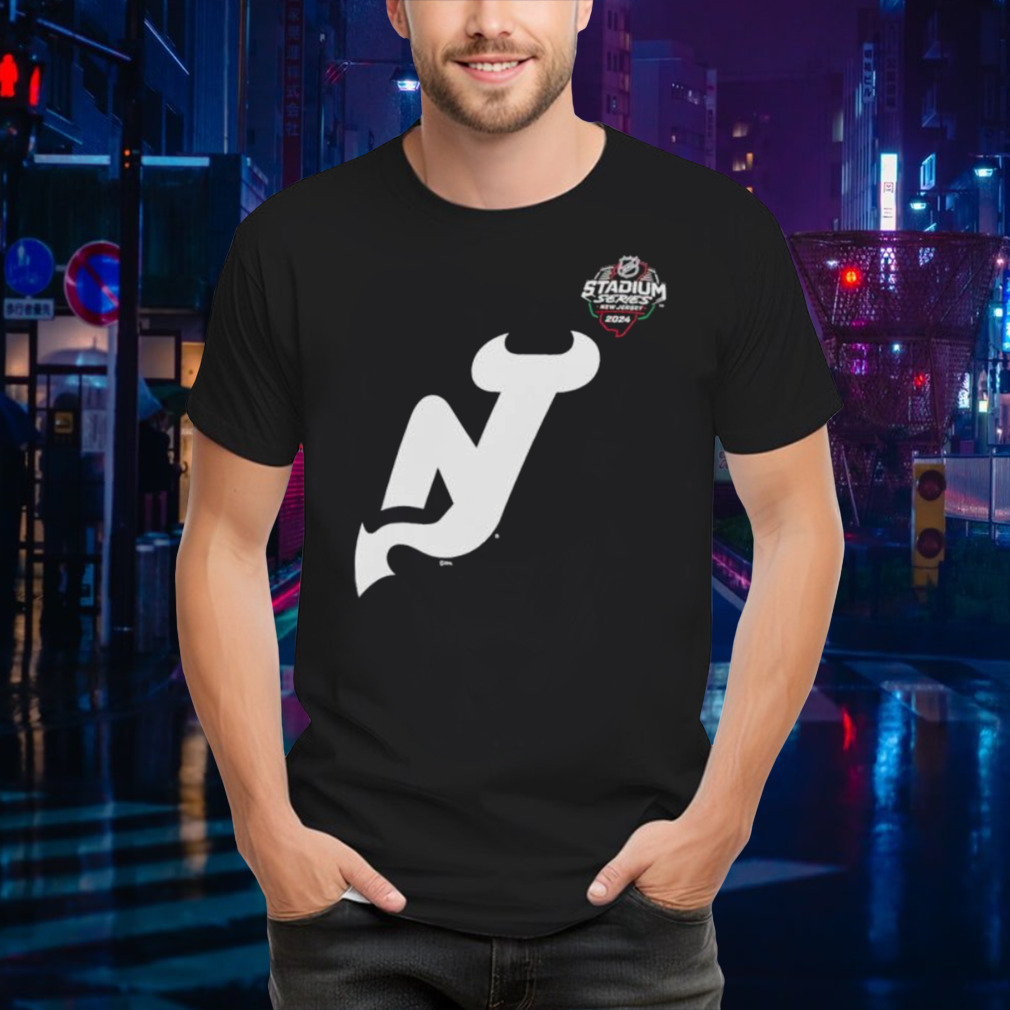 New Jersey Devils 2024 NHL Stadium Series Black Shirt