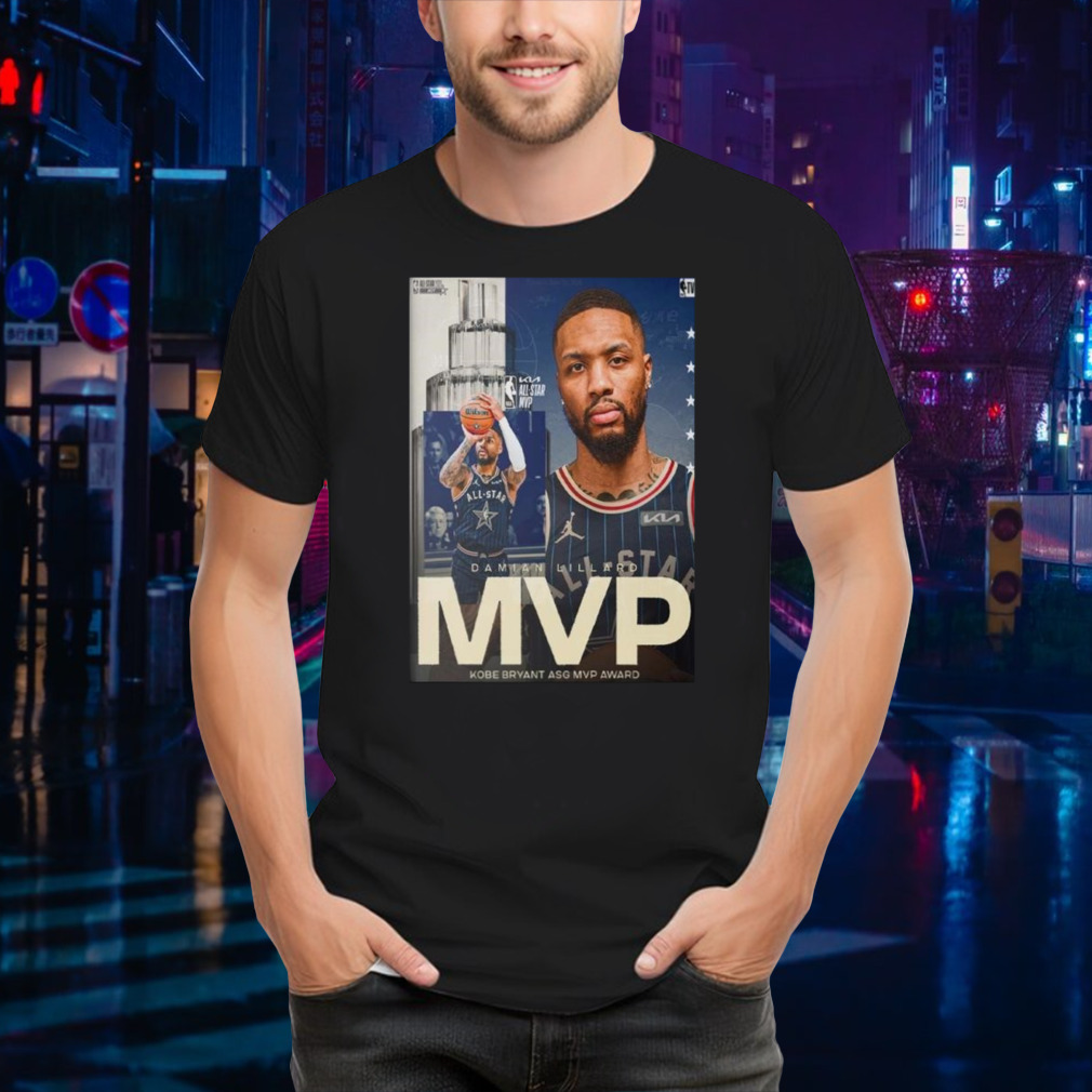 Congratulations Damian Lillard MVP Kobe Bryant Asg MVP A Ward NBA All Star 2024 T-Shirt