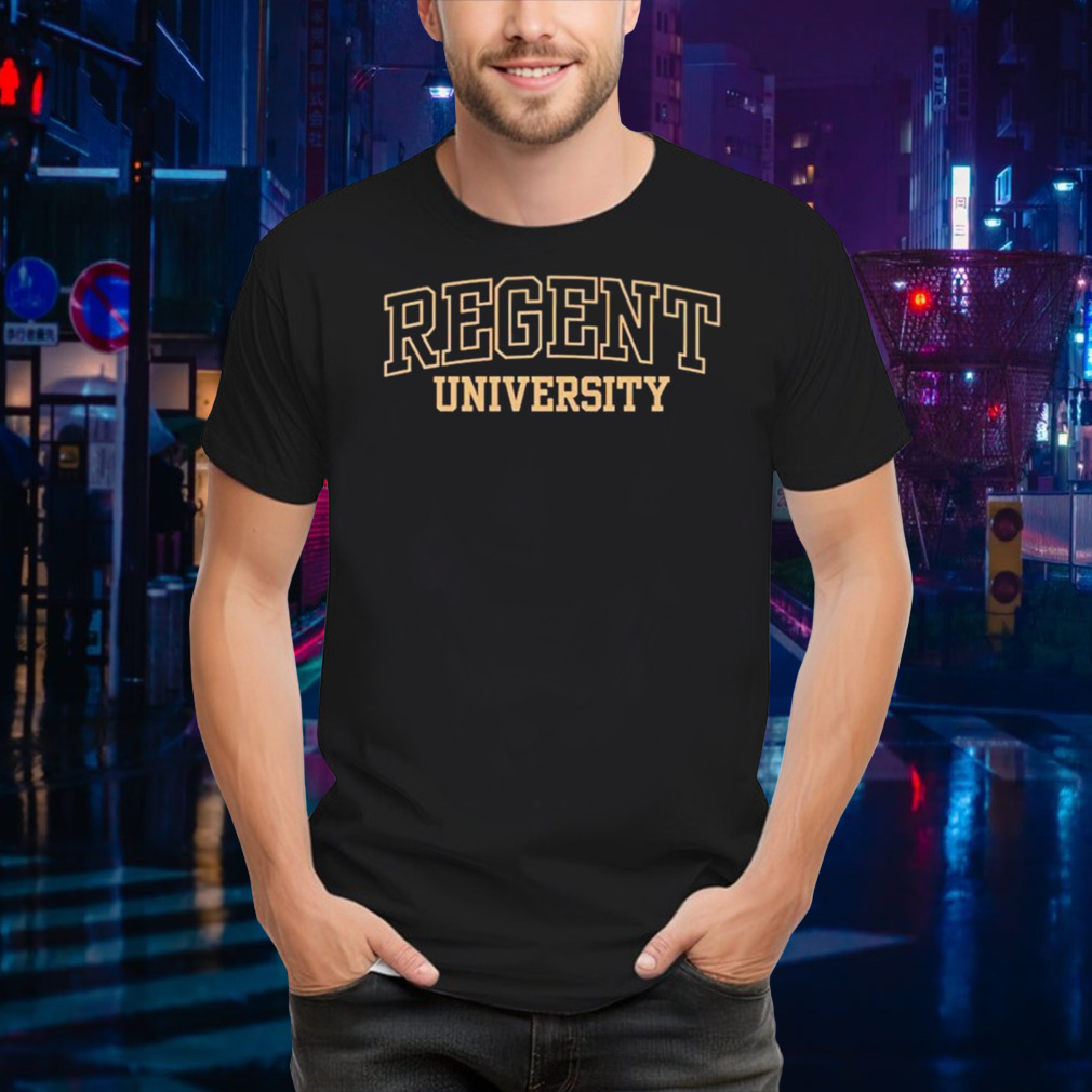 Regent University logo shirt