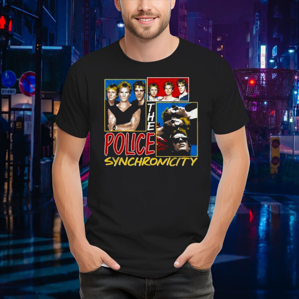The Police Synchronicity Collage Shirt