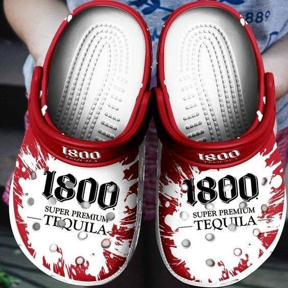 1800 Super Tequila For Mens And Womens Classic Water Rubber Crocs Clog Shoes Comfy Footwear, Funny Sport Crocs