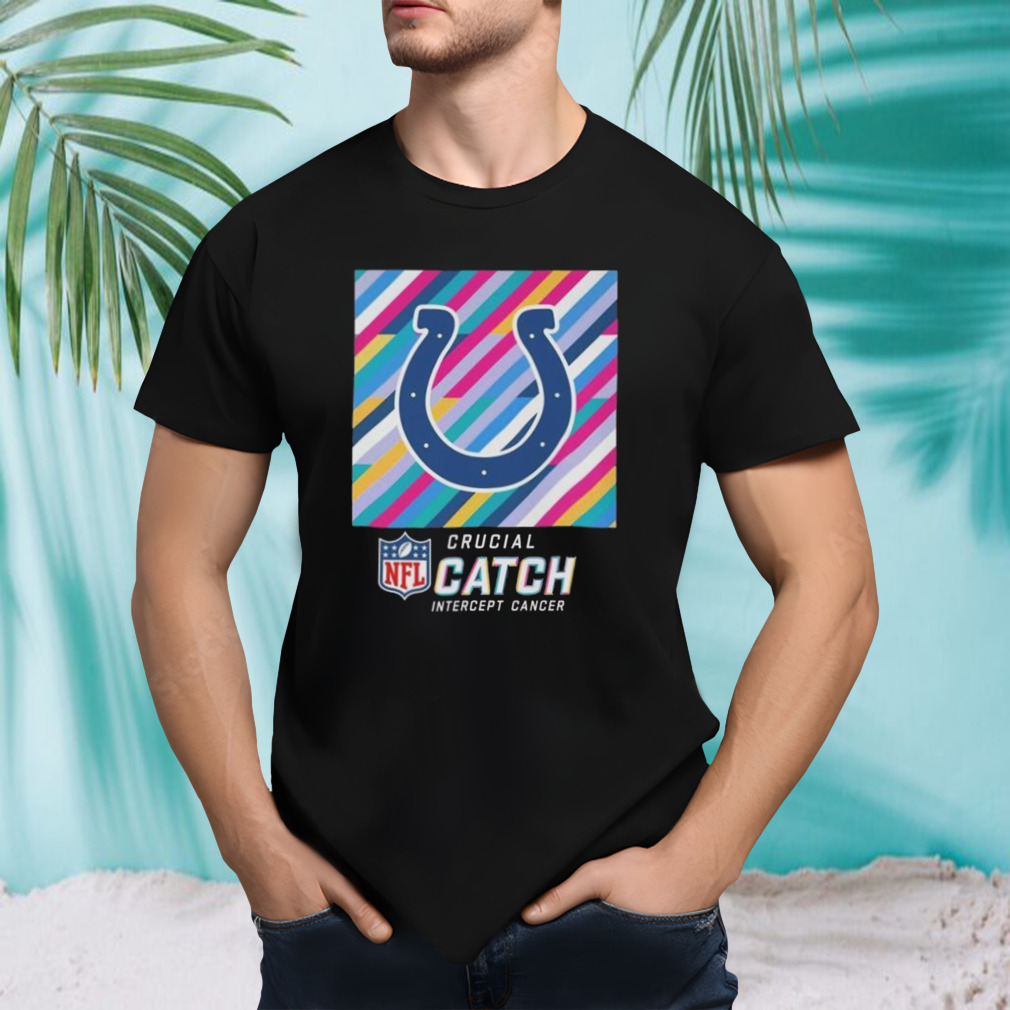 Indianapolis Colts NFL Crucial Catch Intercept Cancer Shirt
