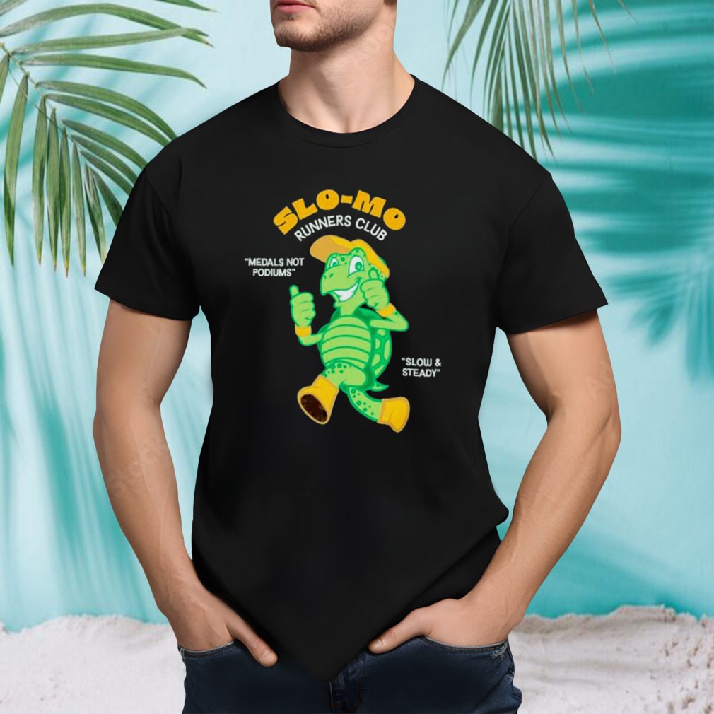 Slo-mo runners medals not podiums shirt