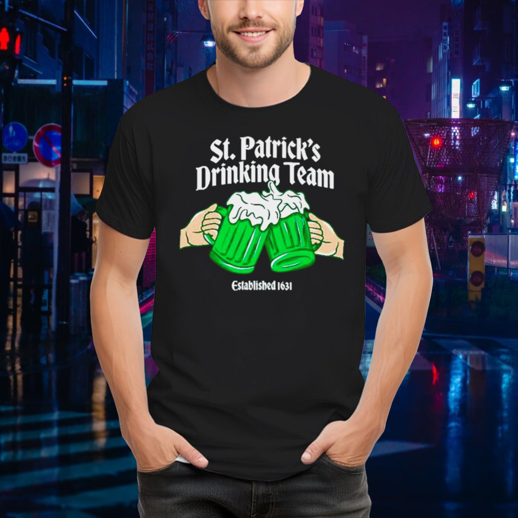 St. Patrick’s drinking team established 1631 shirt