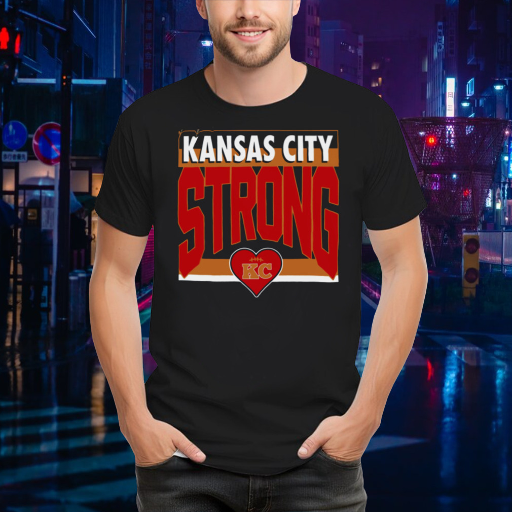 Strong Kansas City Heart Football shirt