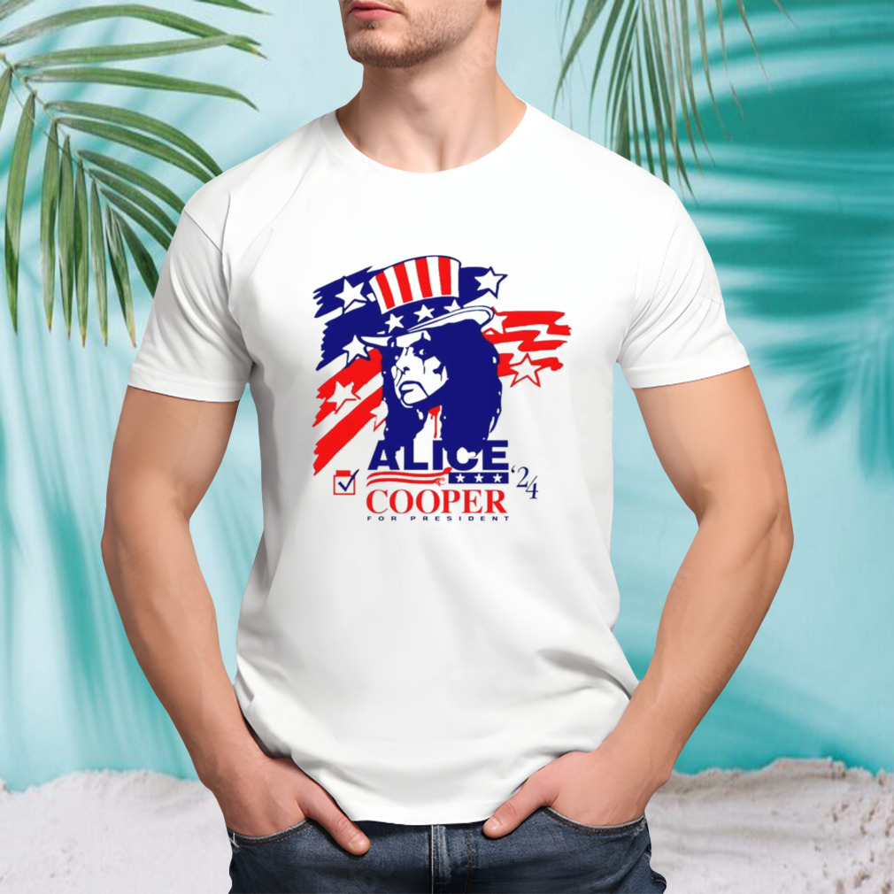 Vote For Alice Cooper 24 For President Shirt