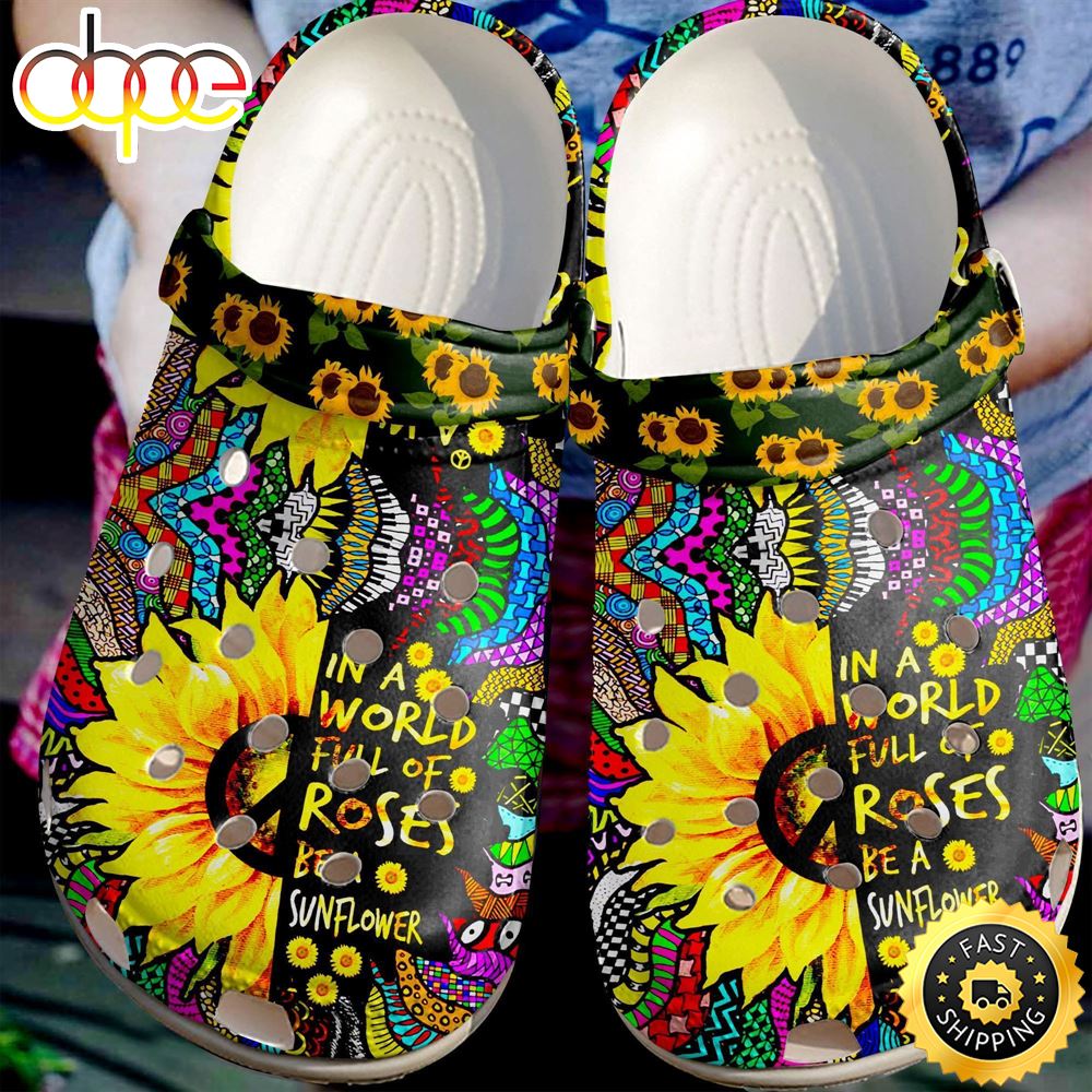 A Sunflower Hippie Clog Shoess Shoes Clogs Women