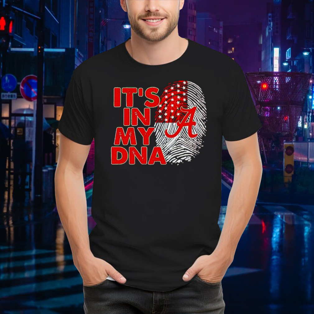 Alabama Crimson Tide It’s In My DNA Fingerprint shirt