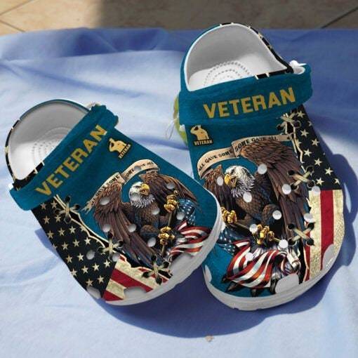 American Veteran Crocs, Clogs Shoes Mothers Day Gift, Gift Birthday, Funny Sport Crocs