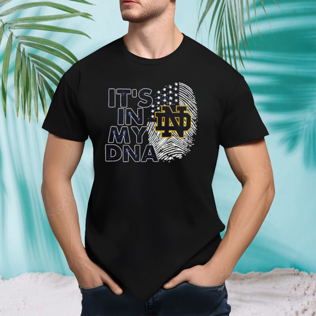 Notre Dame Fighting Irish It’s In My DNA Fingerprint shirt