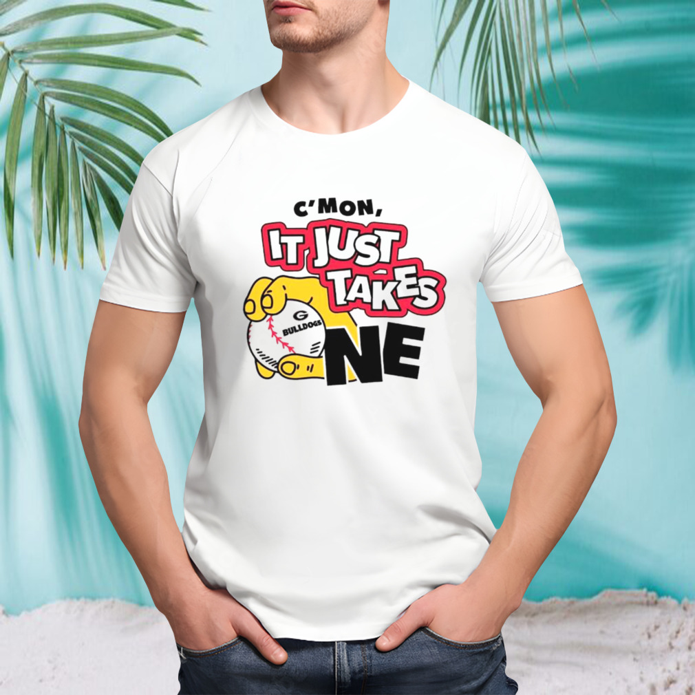 It just takes one Georgia Bulldogs baseball shirt