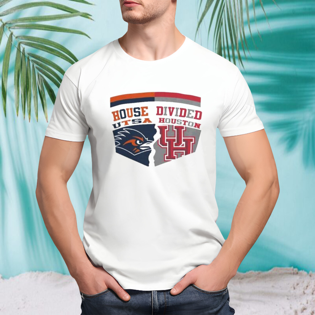 UTSA Roadrunners vs Houston Cougars House Division Logo Shirt