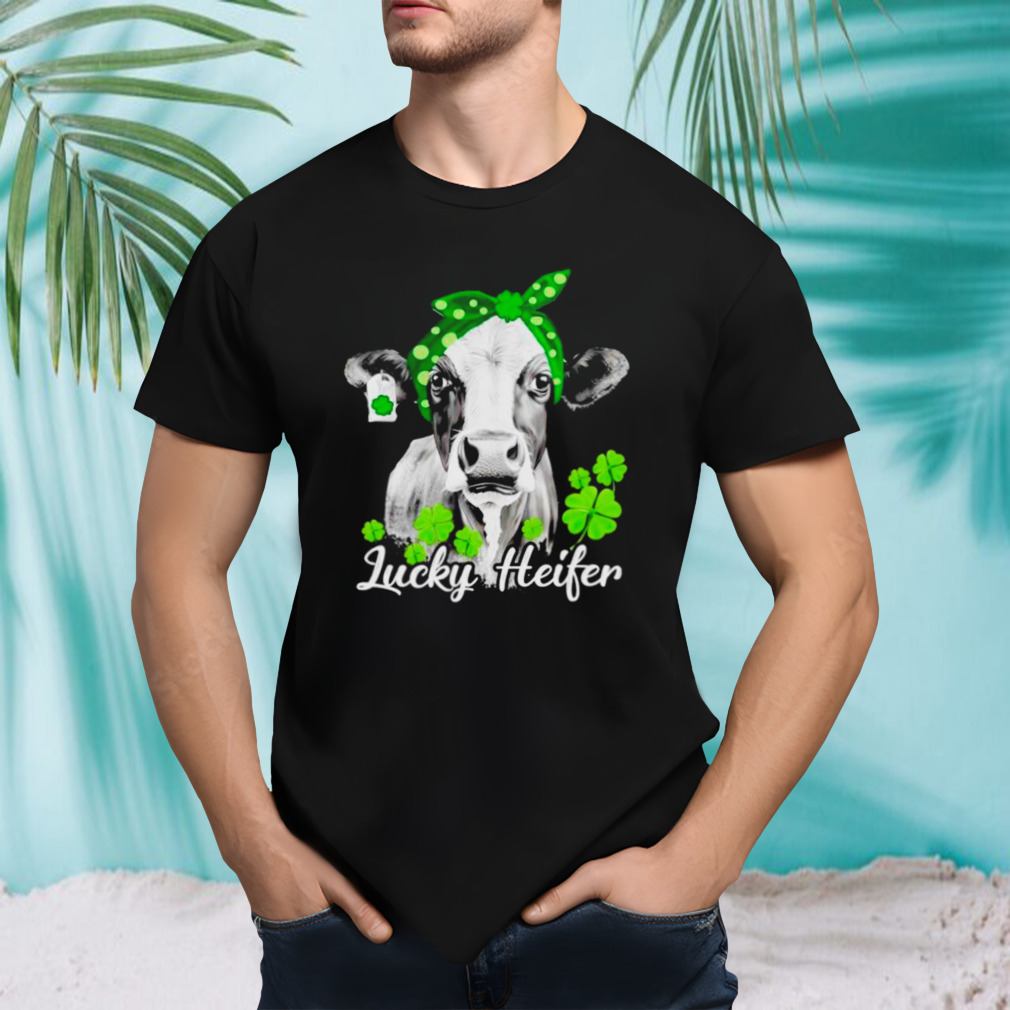 Lucky heifer St Patrick’s day cow shirt