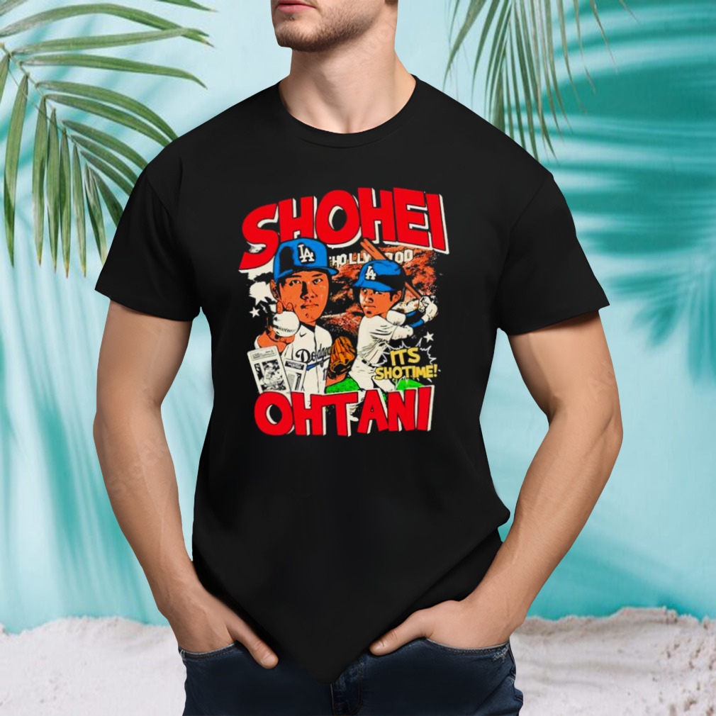 Shohei Ohtani MLB Cartoon Los Angeles Dodgers shirt