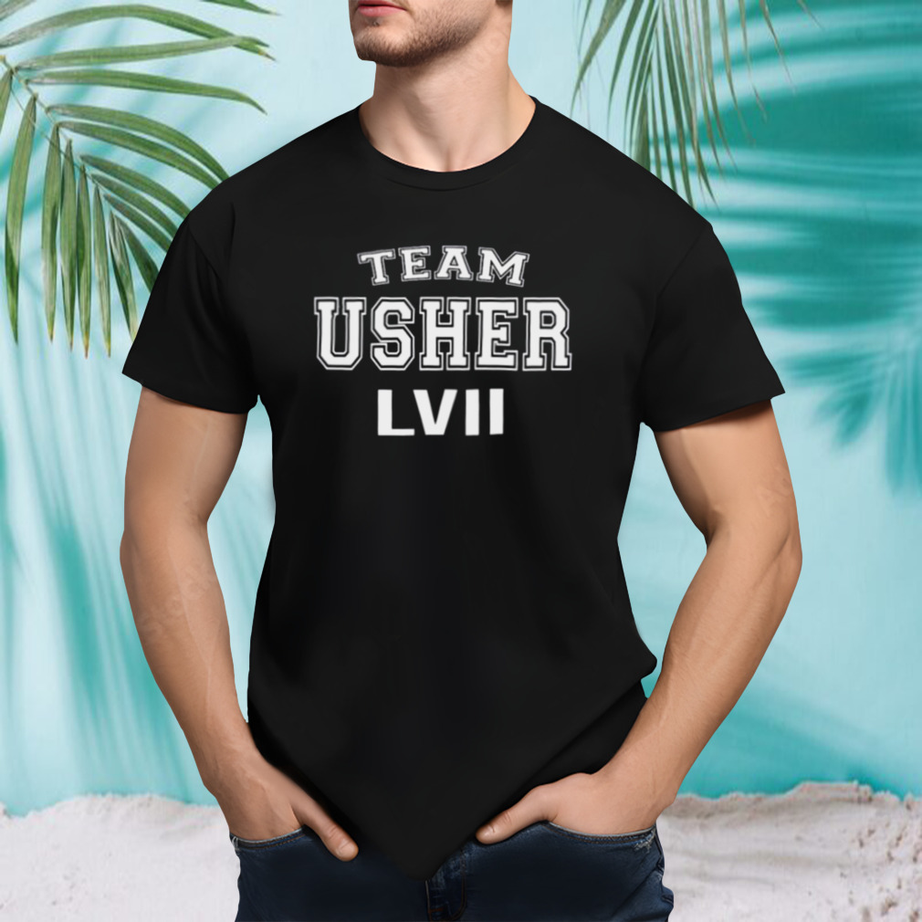 Team Usher Lviii Funny Halftime Football Shirt