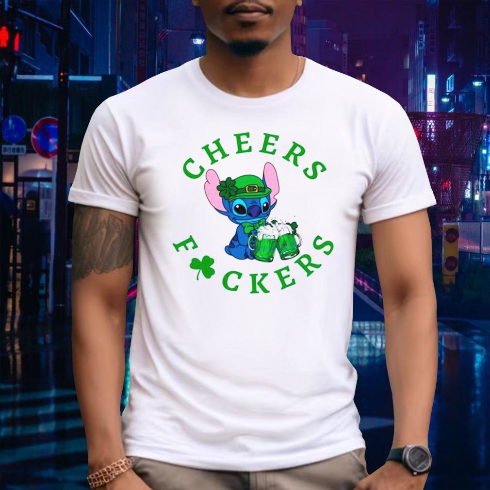 Stitch cheers fuckers St Patrick’s day shirt