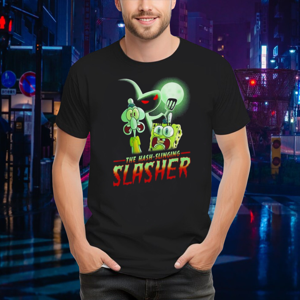 SpongeBob SquarePants The Hash Slinging Slasher Spooky T-Shirt