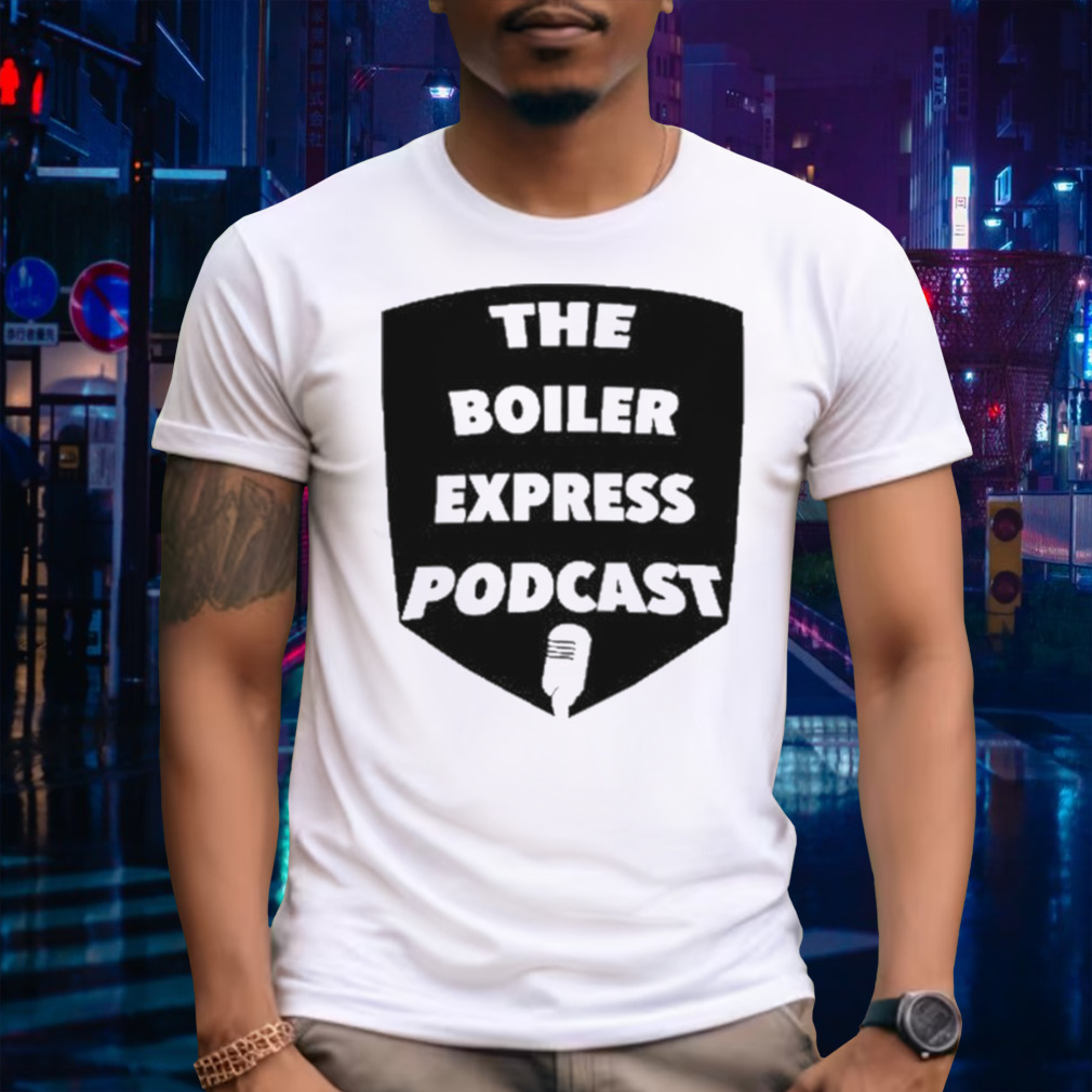 The Boiler Express Podcast Mic shirt