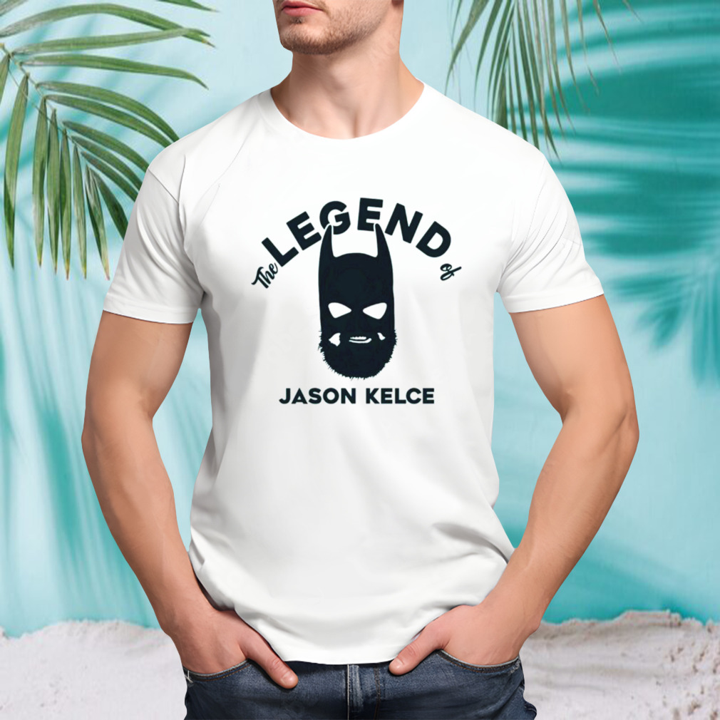 The Legend of Jason Kelce Batman mask shirt