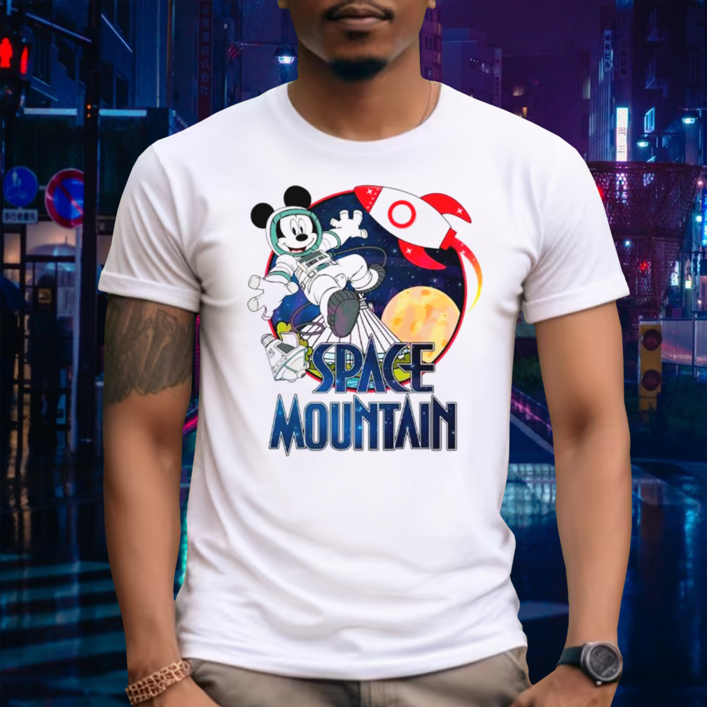 Space mountain mickey astronaut shirt