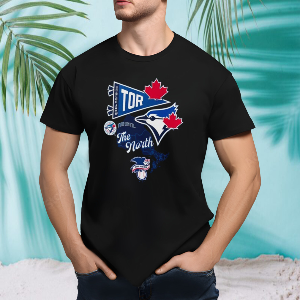 Toronto Blue Jays Split Zone The North Shirt