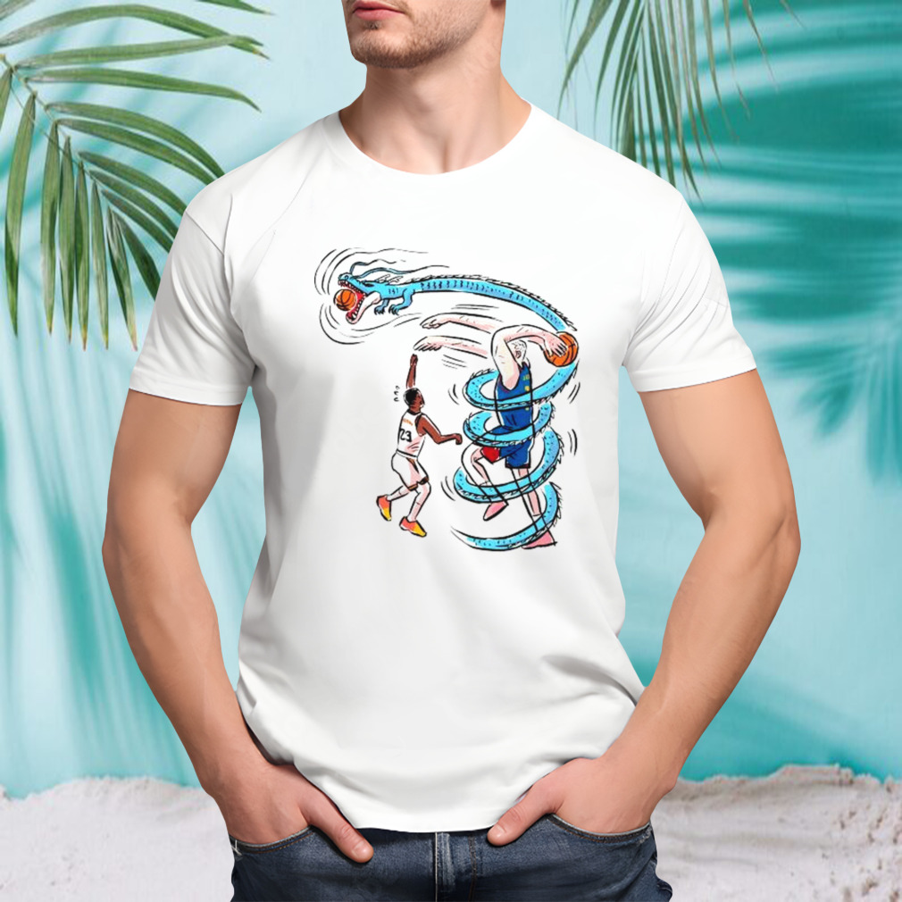 Denver Nuggets Nikola Jokić Basketball Dragon Shooting shirt