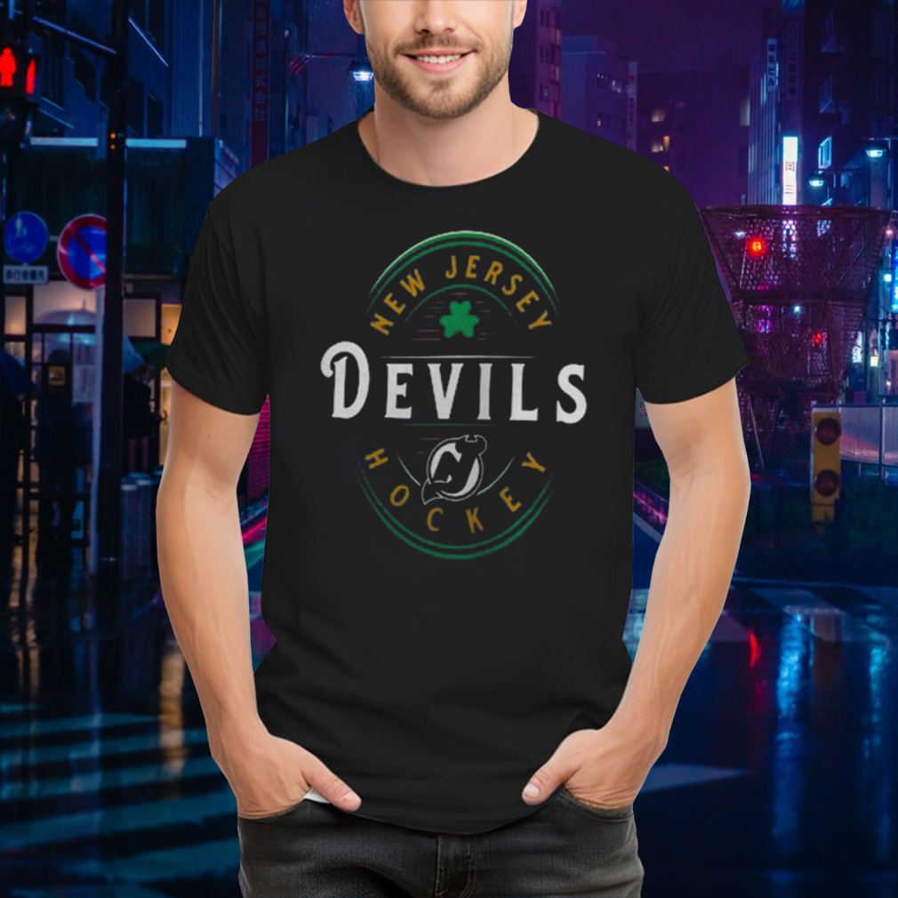 New Jersey Devils Fanatics Branded St. Patrick’s Day Forever Lucky T Shirt