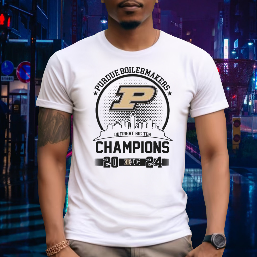 Purdue Boilermakers Outright Big Ten Champions Basketball 2024 Shirt