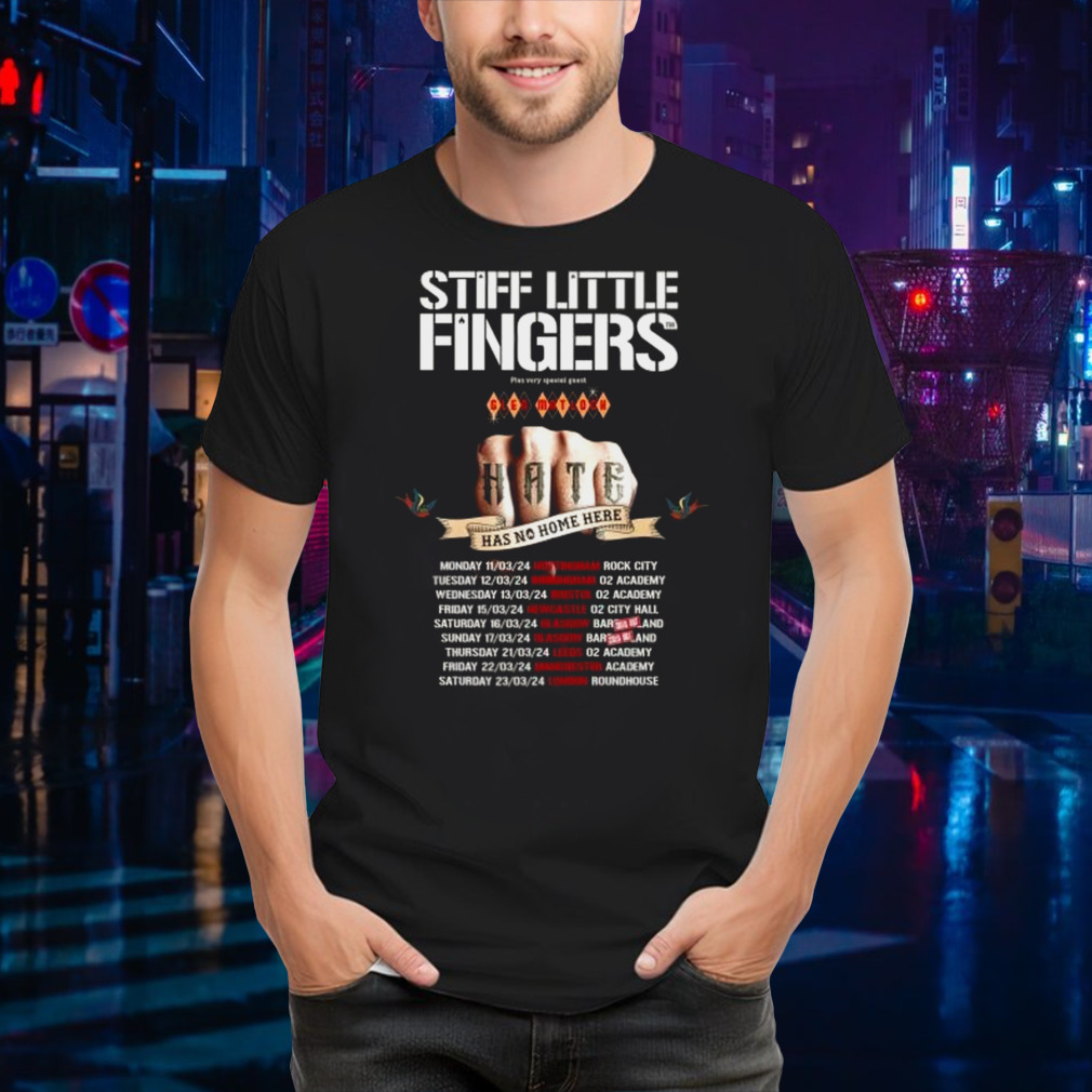 Stiff Little Fingers Tour 2024 Shirt