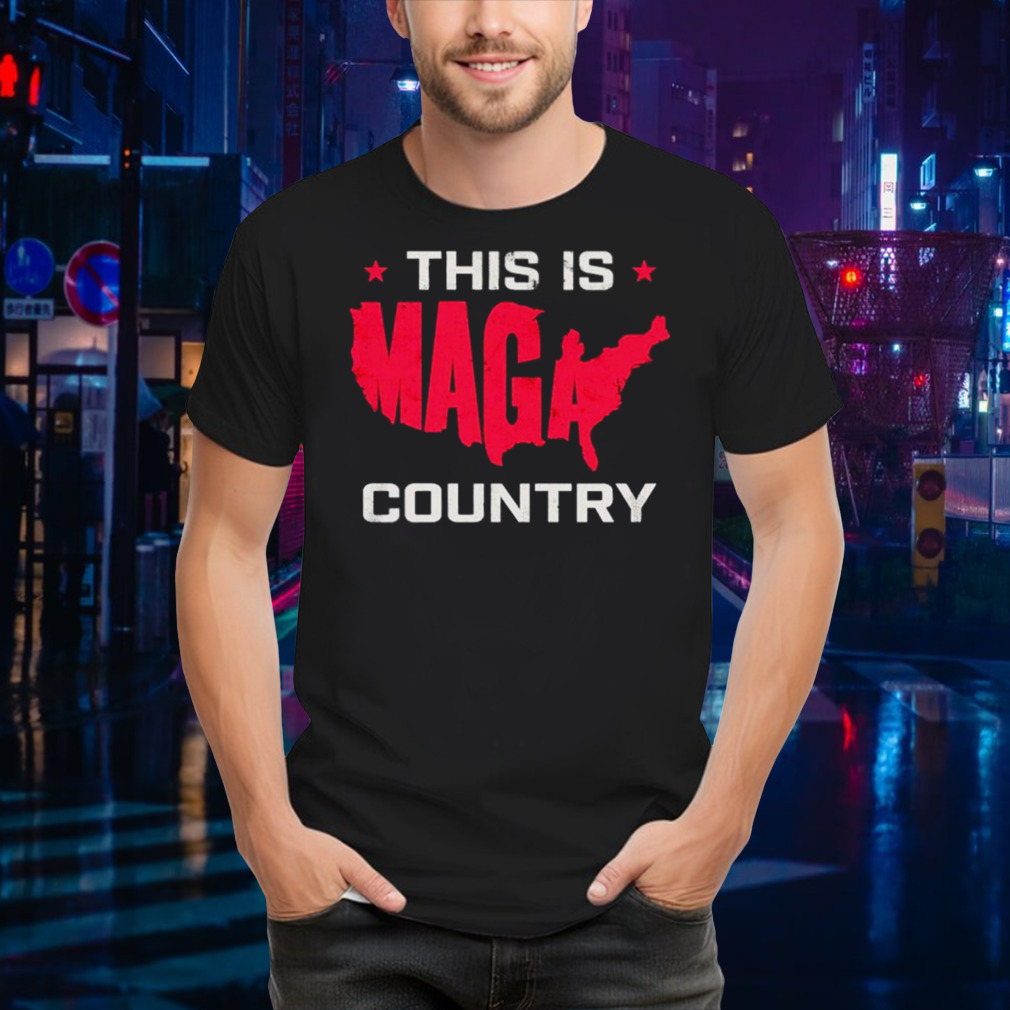 This is maga country USA map shirt