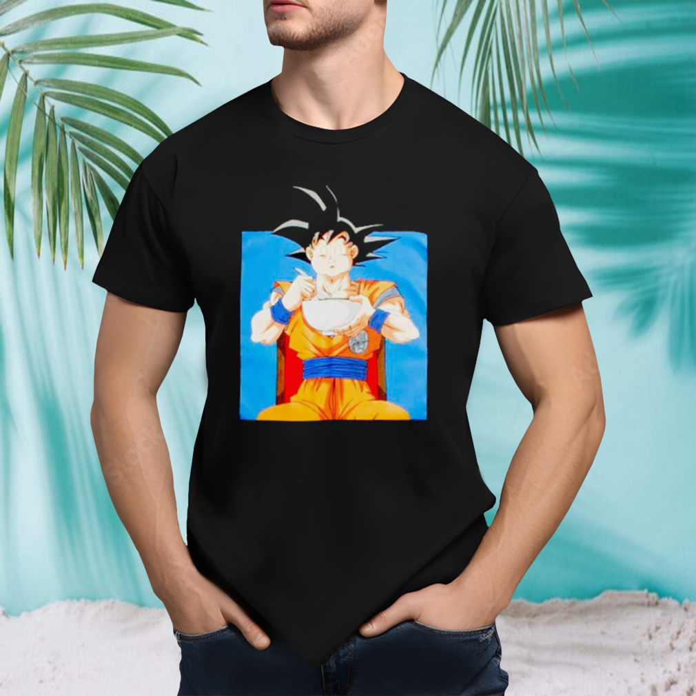 Dragon Ball Super Goku Eating Ramen shirt