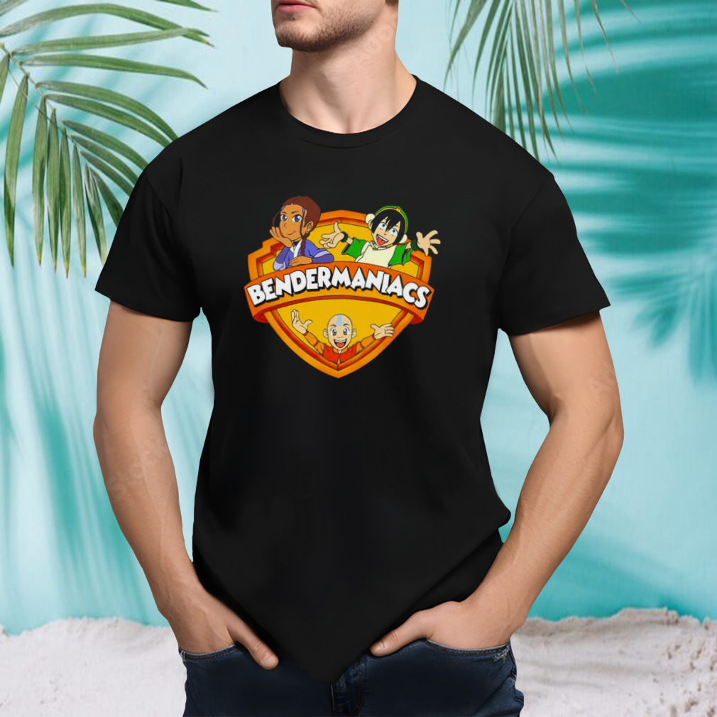 Bendermaniacs The Last Airbender in the style of Animaniacs shirt