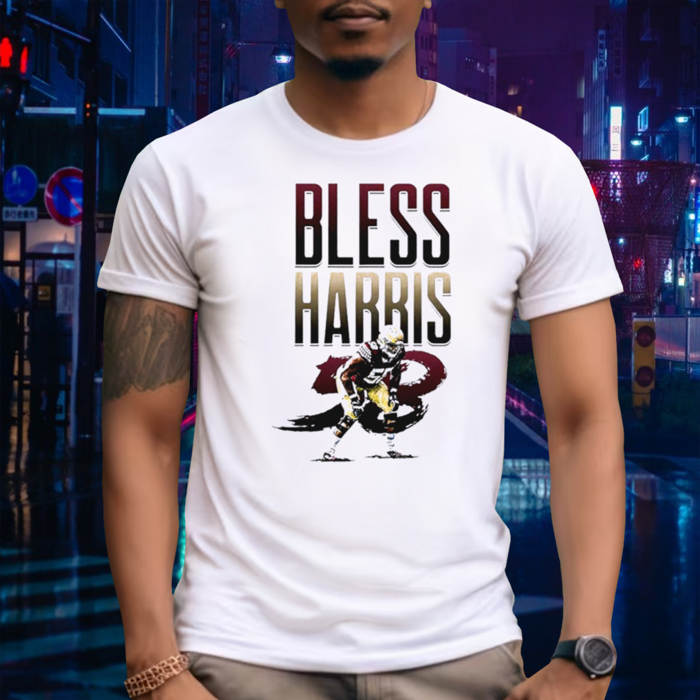 Bless Harris number 58 Florida State Seminoles football player pose shirt