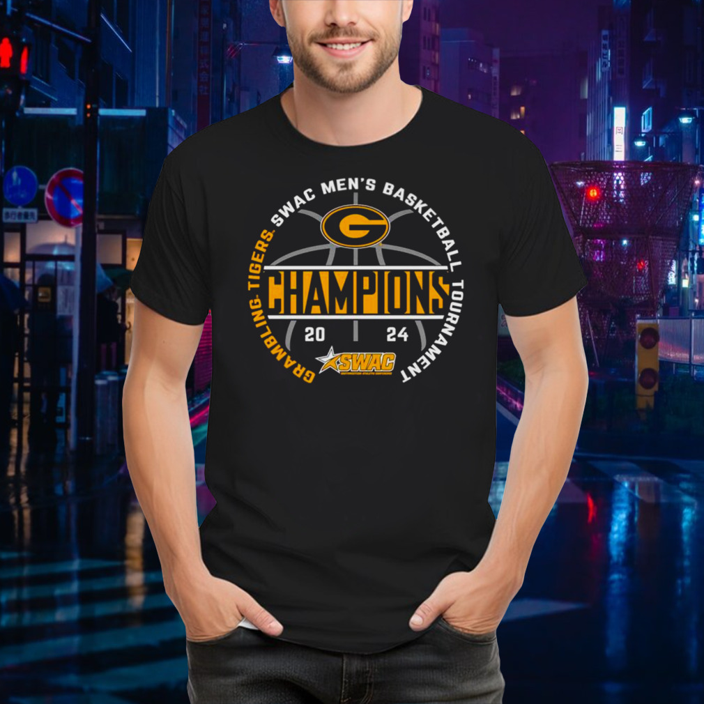 Grambling Tigers 2024 SWAC Men’s Basketball Conference Tournament Champions shirt