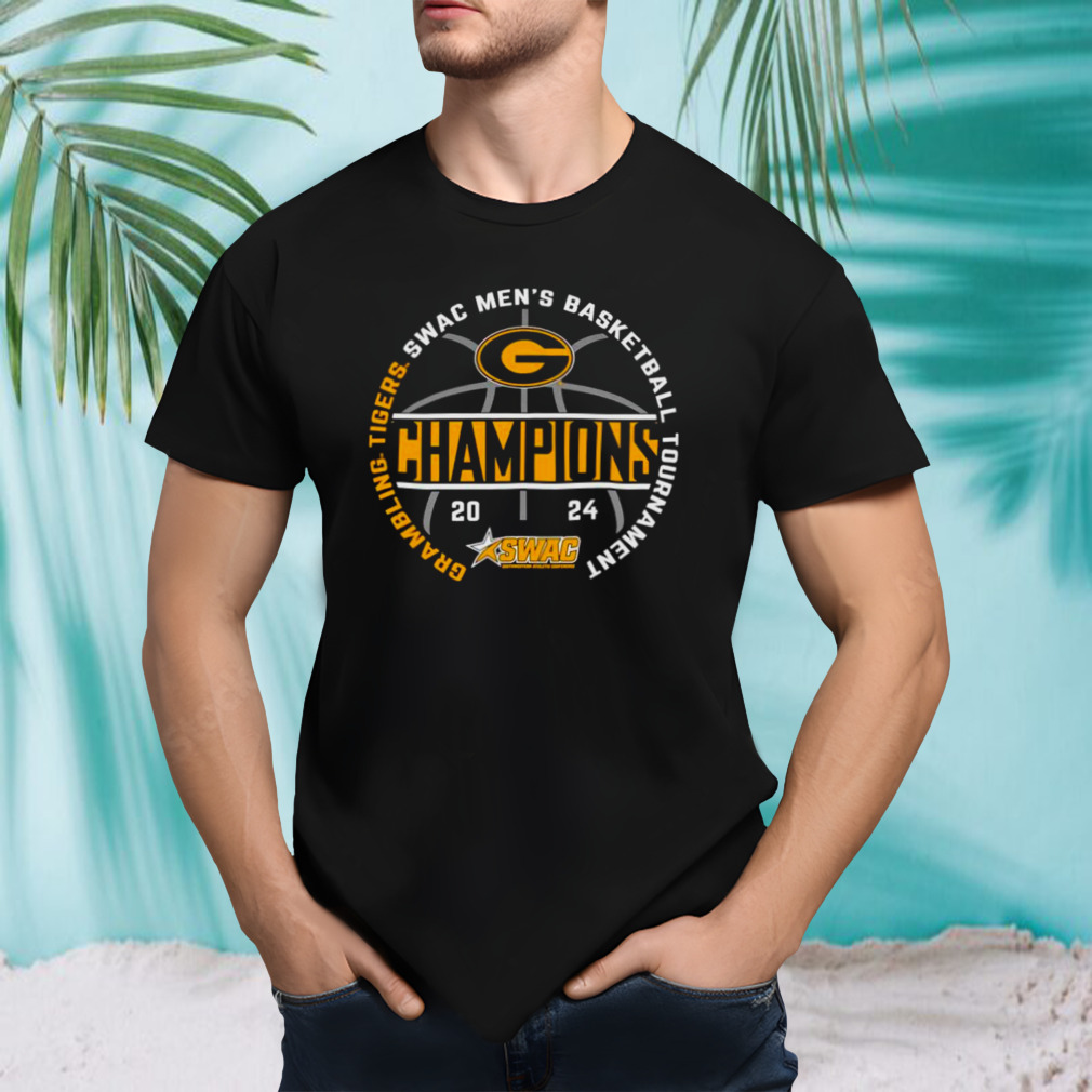 Grambling Tigers 2024 SWAC Men’s Basketball Conference Tournament Champions shirt