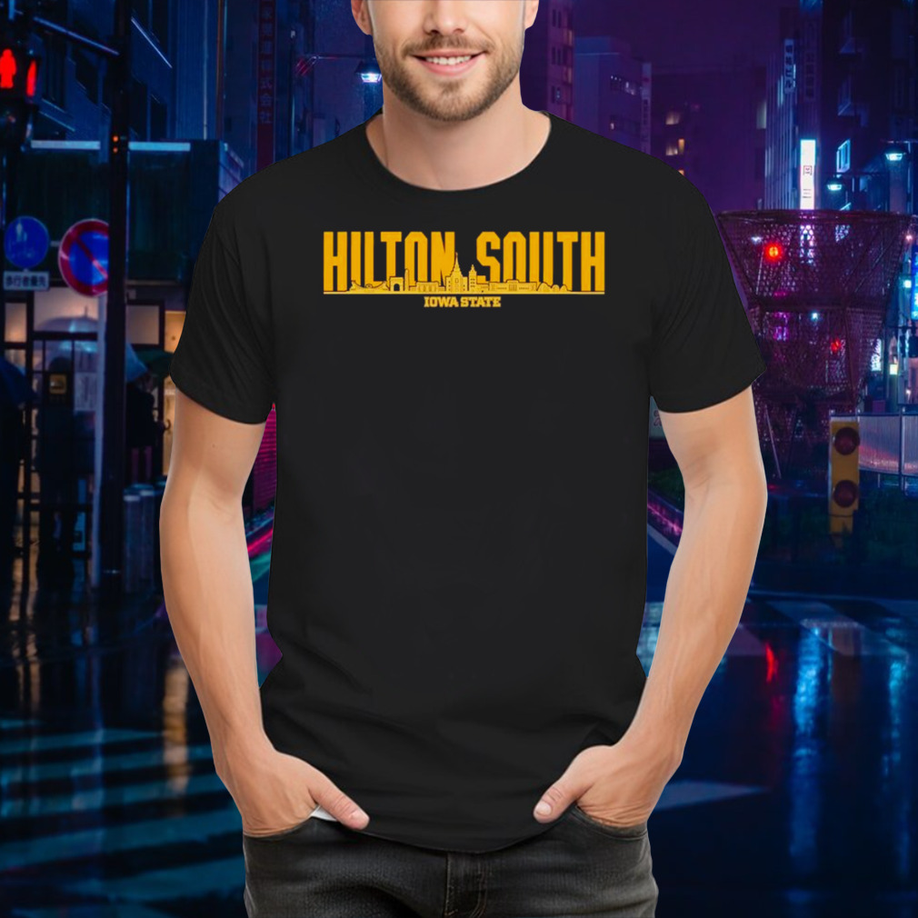 Hilton South Iowa State NCAA skyline shirt