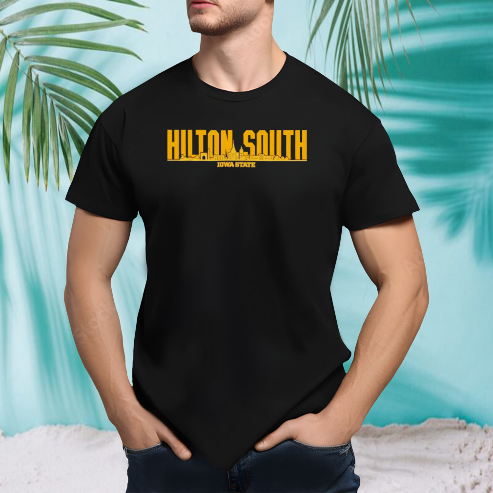 Hilton South Iowa State NCAA skyline shirt
