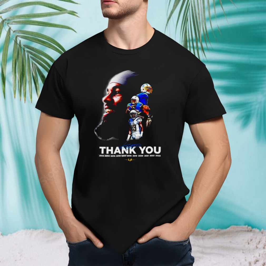 Los Angeles Chargers thank you 13 Keenan Allen signature shirt