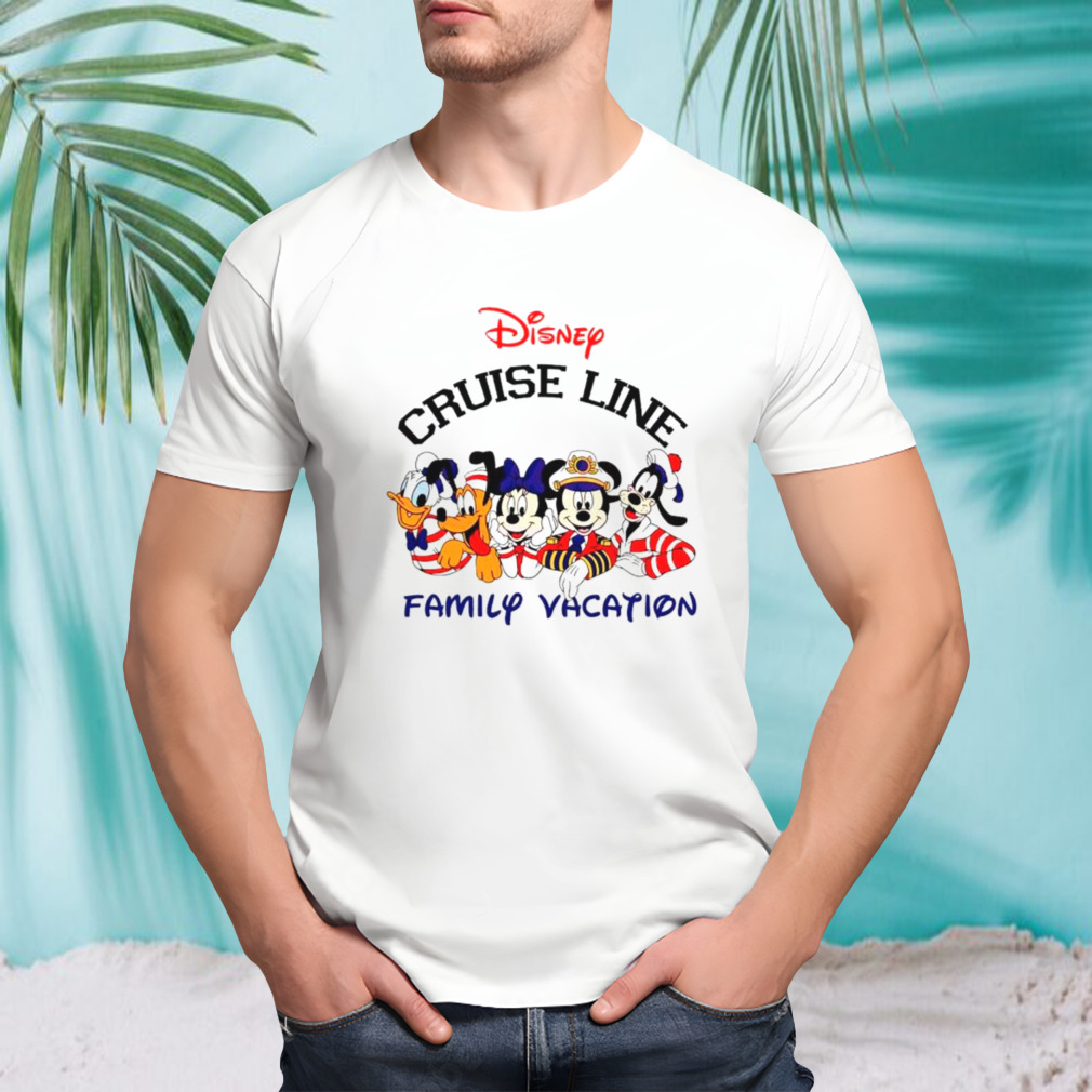 Mickey friends Disney cruise line family vacation shirt