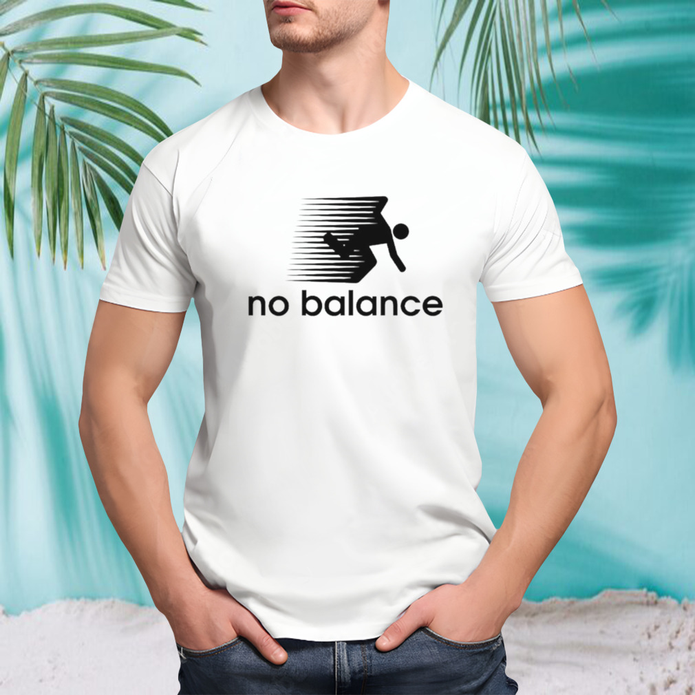 No balance parody logo shirt