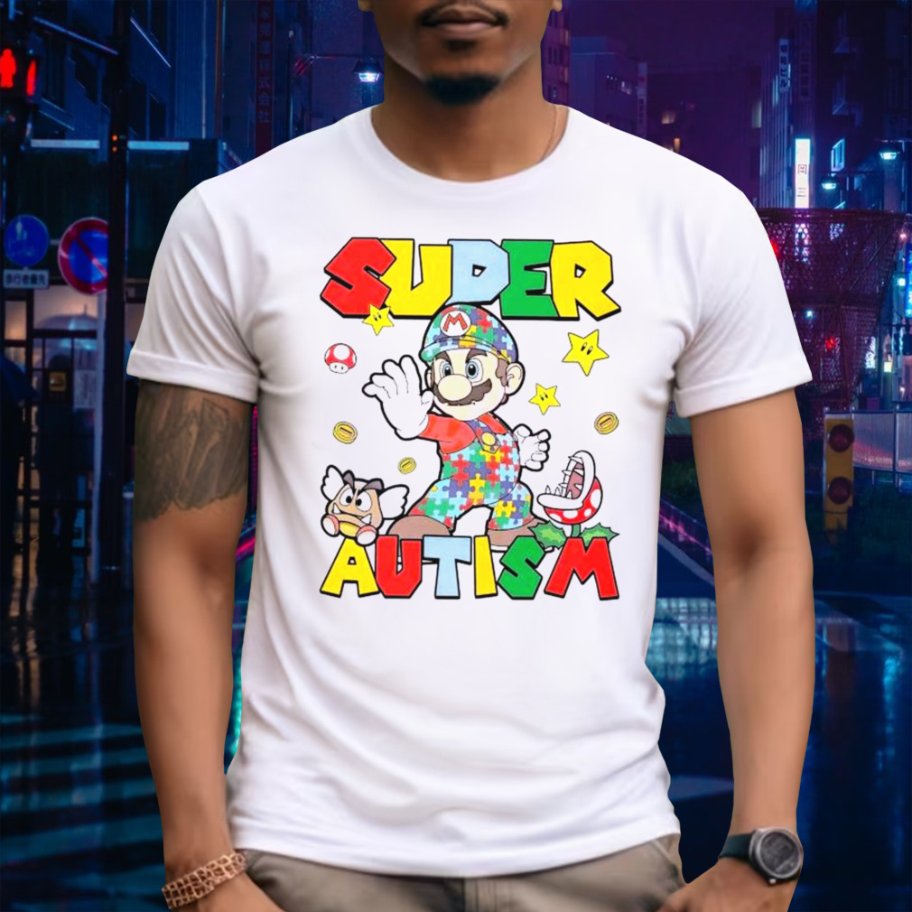 Retro Super Mario Super Autism Shirt