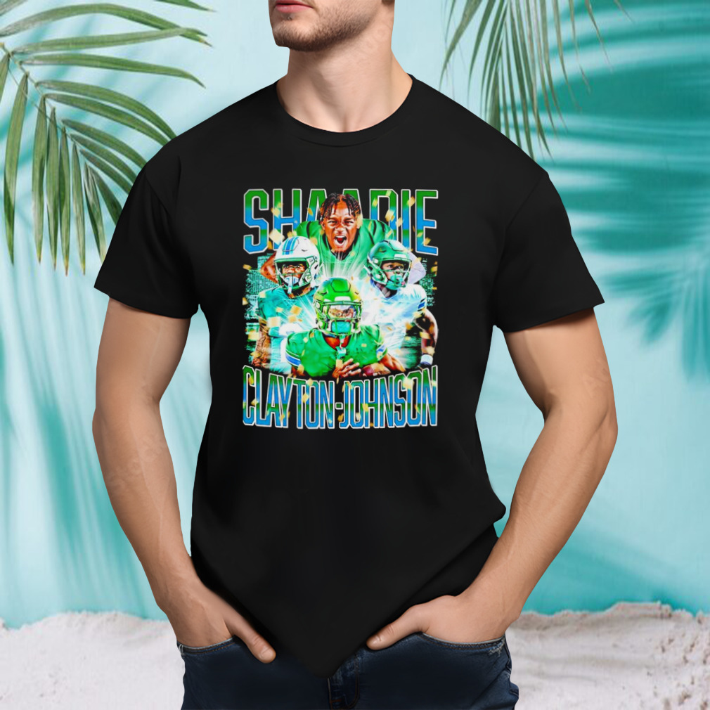 Shaadie Clayton Johnson Tulane Green Wave graphics poster shirt